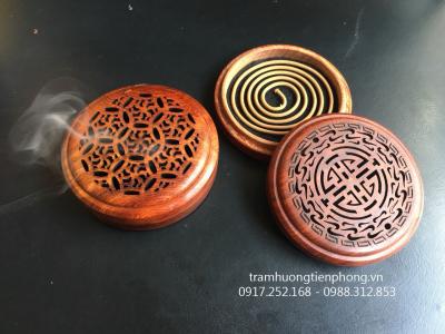 Hộp xông nhang khoanh tròn
