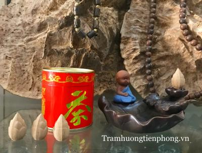 Nhang Nụ Sen Đốt Thác Khói