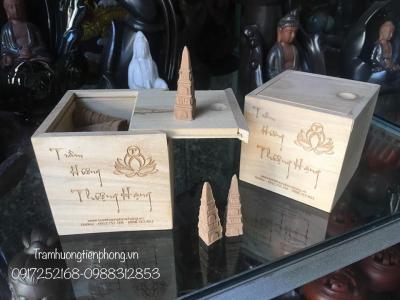 Nhang Trầm Nụ Tháp Hộp Gỗ