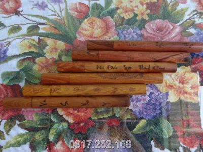 Ống đựng nhang trầm (có khắc chữ)