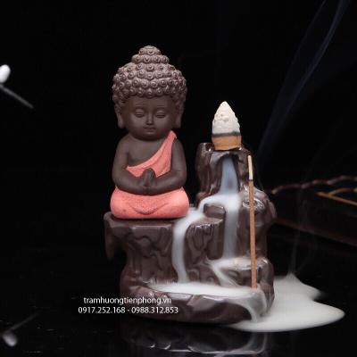 Thác Khói Phật Thiền Áo Cam