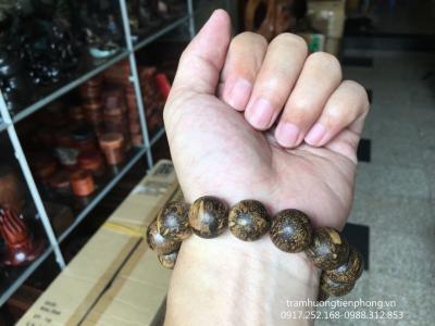 Vòng Trầm Hương Tự Nhiên 16mm